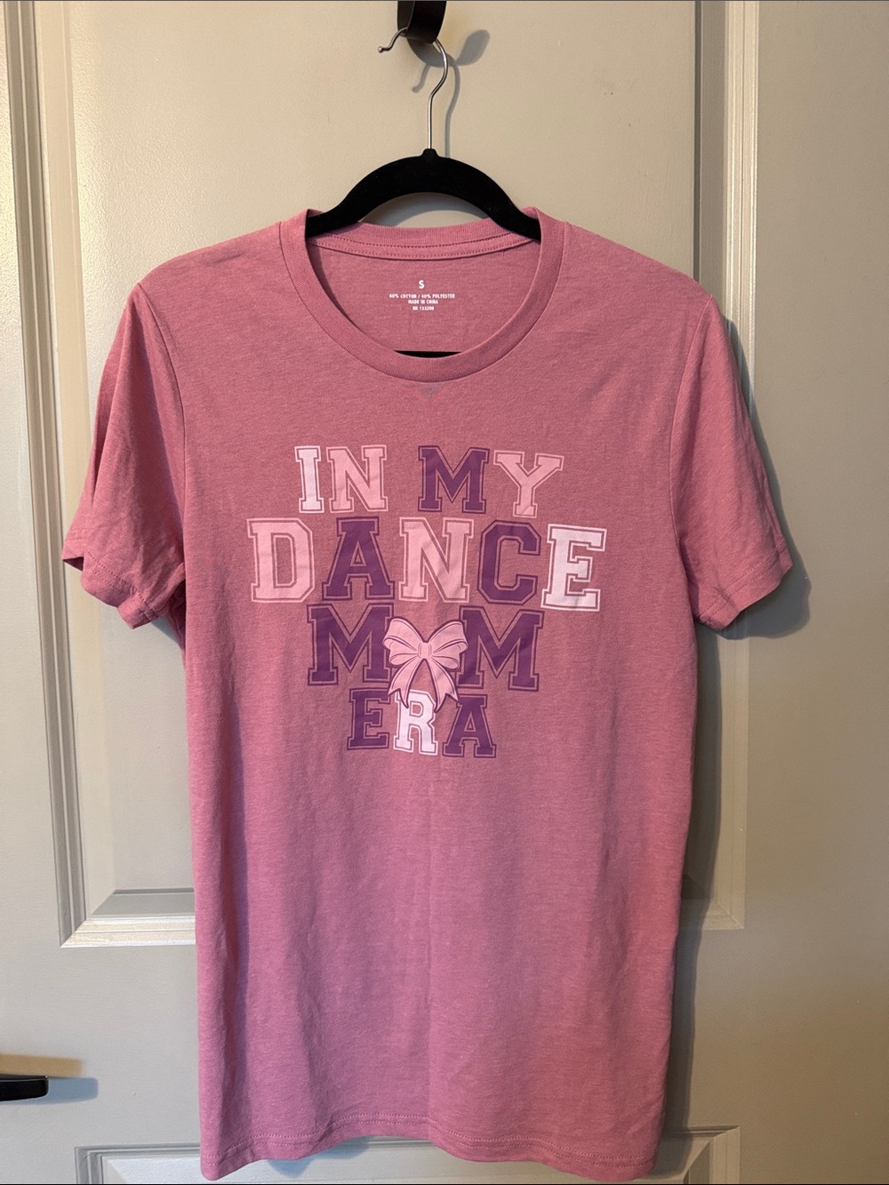 Pink "In My Dance Mom Era" Graphic Tee for Kids